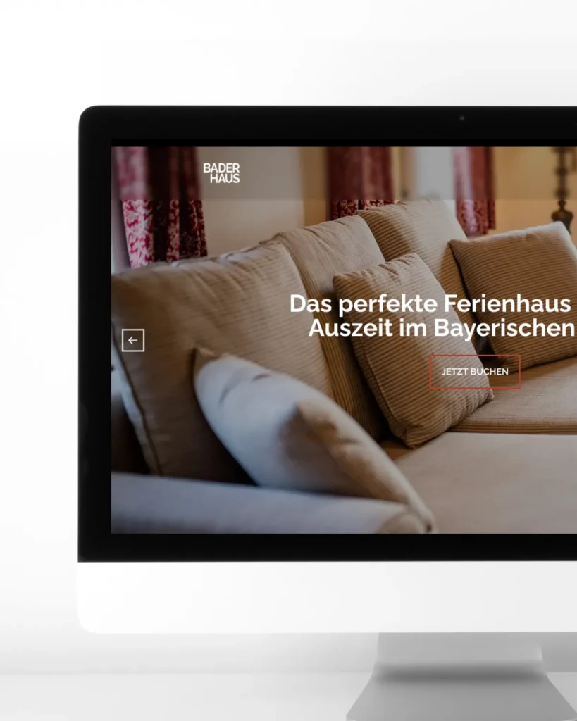 Projektmotiv der Case Study zur Markenentwicklung, zum Webdesign und zum Tourismus-Marketing für das Baderhaus.