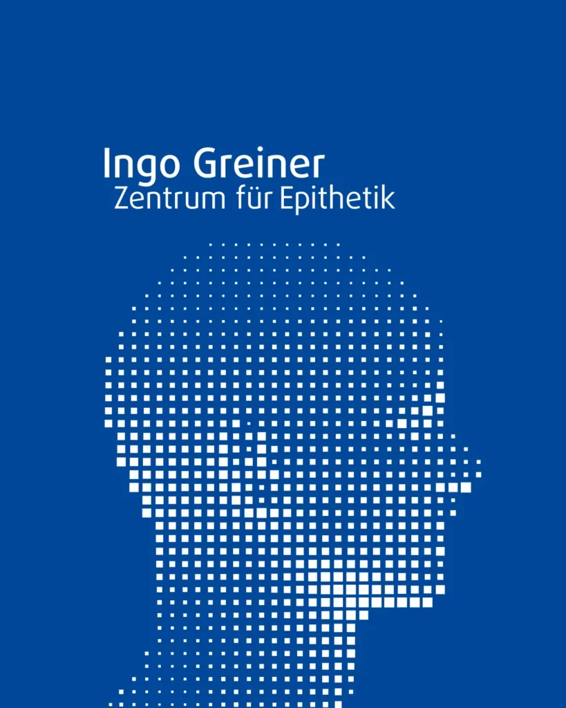 Projektmotiv der Case Study mit neuem Logo, Website und Broschüren für das Ingo Greiner Zentrum für Epithetik.