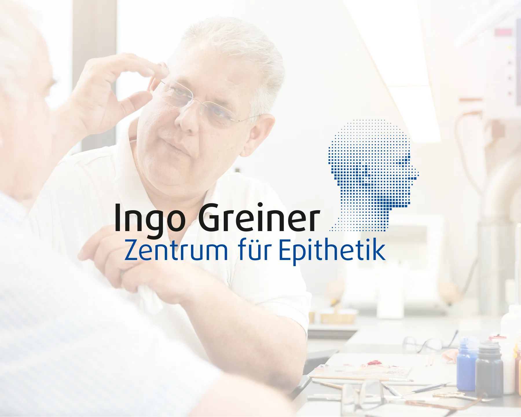 Das reduzierte, vertrauensvolle Logo-Design für das Ingo Greiner Zentrum für Epithetik.