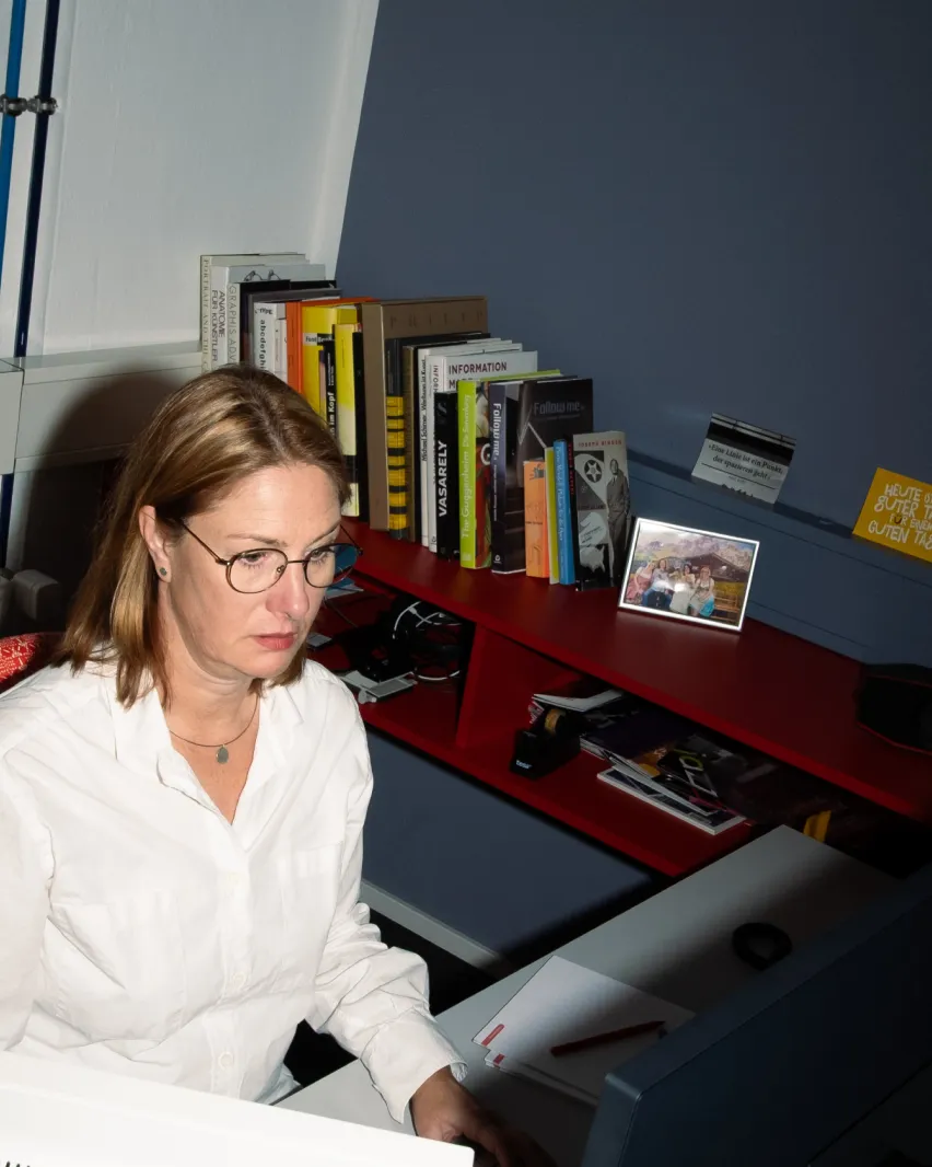 Veronika Schlösser, Diplom Grafik-Designerin und Creative Director der Werbeagentur Schlösser & Co. Marketing in Bayreuth.